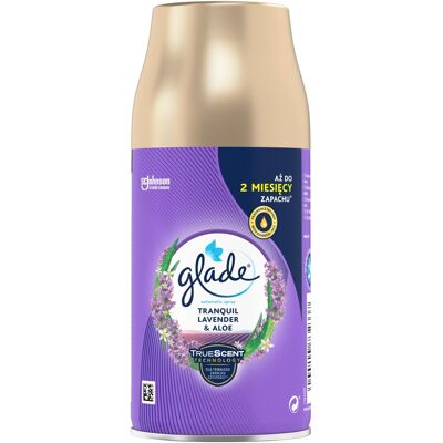 Náhradní náplň vzdušného osvěžovače Glade Tranquil Lavender & Aloe - 269 ml Náhradní náplň vzdušného osvěžovače Glade Tranquil Lavender & Aloe - 269 ml