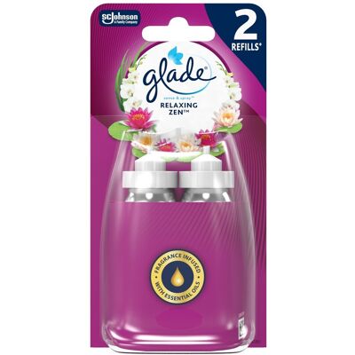 Glade Sada náplní do osvěžovače vzduchu Sense & Spray Relaxing Zen 2 x 18 ml Glade Sada náplní do osvěžovače vzduchu Sense & Spray Relaxing Zen 2 x 18 ml