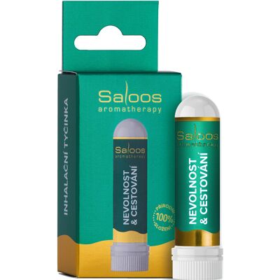 Saloos Inhalační tyčinka Nevolnost & Cestování Saloos Inhalační tyčinka Nevolnost & Cestování