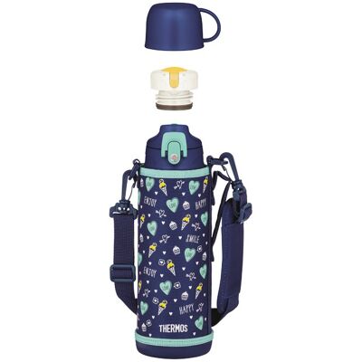 Thermos Dětská termoska s dvěma uzávěry - tmavě modrá 1000 ml Thermos Dětská termoska s dvěma uzávěry - tmavě modrá 1000 ml