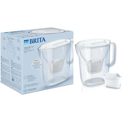 Brita Filtrační konvice Style Essential XL 3,6 l Bílá + Filtr Brita Filtrační konvice Style Essential XL 3,6 l Bílá + Filtr