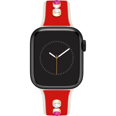 Anne Klein Silikonový řemínek pro Apple Watch 38/40/41 mm WK/1082RDCH38 Anne Klein Silikonový řemínek pro Apple Watch 38/40/41 mm WK/1082RDCH38