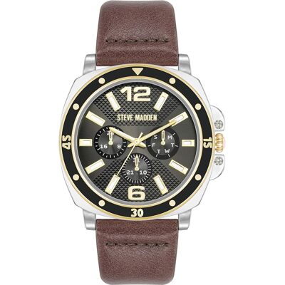 Steve Madden Analogové hodinky SM-9117GYTT Steve Madden Analogové hodinky SM-9117GYTT