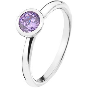 Hot Diamonds Stříbrný prsten Emozioni Scintilla Lavender Calmness ER020 50 mm