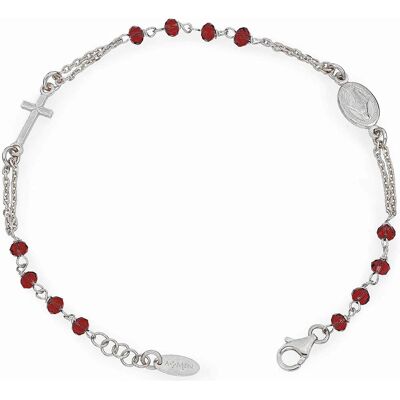 Amen Elegantní stříbrný náramek s krystaly Rosary BROBR3 Amen Elegantní stříbrný náramek s krystaly Rosary BROBR3