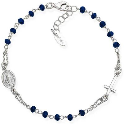 Amen Originální stříbrný náramek s krystaly Rosary BROBBL3 Amen Originální stříbrný náramek s krystaly Rosary BROBBL3