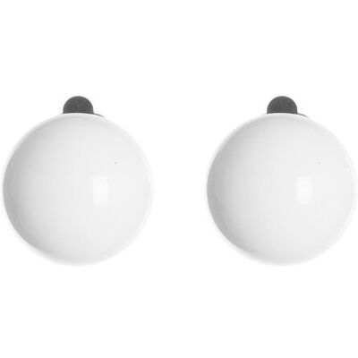 #ballsmania Originální náušnice O154 11-4800 Bianco #ballsmania Originální náušnice O154 11-4800 Bianco