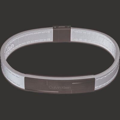 Calvin Klein Nadčasový pánský kožený náramek 35000057 Calvin Klein Nadčasový pánský kožený náramek 35000057