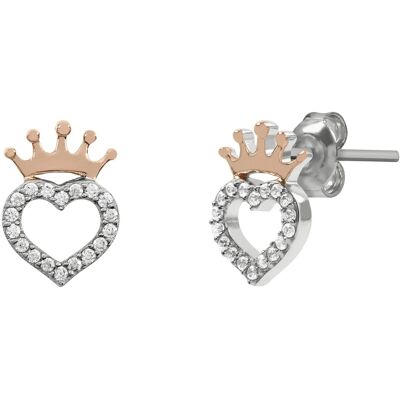 Disney Půvabné stříbrné náušnice pecky Princess E905643UZWL Disney Půvabné stříbrné náušnice pecky Princess E905643UZWL