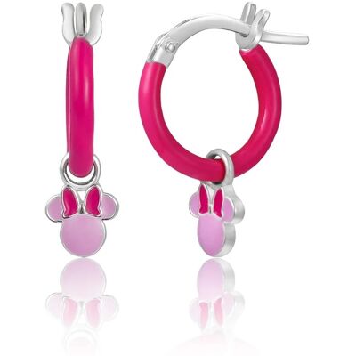 Disney Stříbrné kruhy s přívěsky Minnie Mini ES00112SL.CS Disney Stříbrné kruhy s přívěsky Minnie Mini ES00112SL.CS