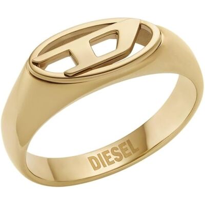 Diesel Fashion pozlacený prsten s logem DX1588710 48 mm Diesel Fashion pozlacený prsten s logem DX1588710 48 mm
