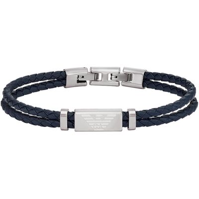 Emporio Armani Módní kožený náramek EGS2995040 Emporio Armani Módní kožený náramek EGS2995040