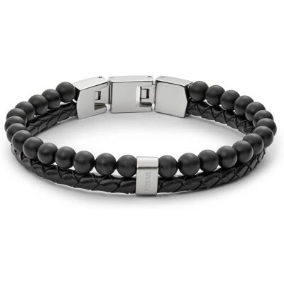 Fossil Stylový pánský náramek JF02763040 Fossil Stylový pánský náramek JF02763040