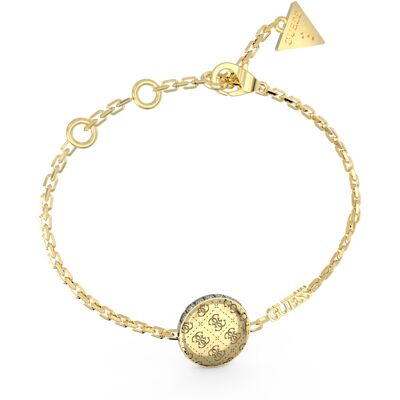 Guess Módní pozlacený náramek 4G Rising JUBB04264JWYG 18,5 cm Guess Módní pozlacený náramek 4G Rising JUBB04264JWYG 18,5 cm