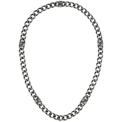 Hugo Boss Výrazný ocelový náhrdelník pro muže Double B 1580744 Hugo Boss Výrazný ocelový náhrdelník pro muže Double B 1580744