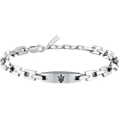 Maserati Výrazný ocelový náramek pro muže Iconic JM425AVD106 Maserati Výrazný ocelový náramek pro muže Iconic JM425AVD106