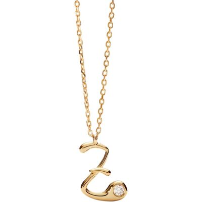 PDPAOLA Pozlacený náhrdelník písmeno "Z" Initial CO01-B99-U (řetízek, přívěsek) PDPAOLA Pozlacený náhrdelník písmeno "Z" Initial CO01-B99-U (řetízek, přívěsek)