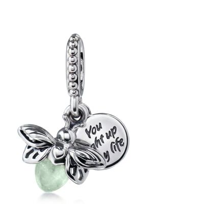 Pandora Stříbrný přívěsek Světluška zářící ve tmě Moments 799352C01 Pandora Stříbrný přívěsek Světluška zářící ve tmě Moments 799352C01
