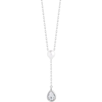 Preciosa Něžný stříbrný náhrdelník s pravou perlou Pure Pearl 5336 00 Preciosa Něžný stříbrný náhrdelník s pravou perlou Pure Pearl 5336 00