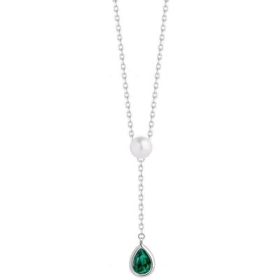 Preciosa Něžný stříbrný náhrdelník s pravou perlou Pure Pearl 5336 66 Preciosa Něžný stříbrný náhrdelník s pravou perlou Pure Pearl 5336 66