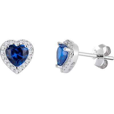 Preciosa Půvabné stříbrné náušnice Srdíčka se zirkony Velvet Heart 5371 68 Preciosa Půvabné stříbrné náušnice Srdíčka se zirkony Velvet Heart 5371 68