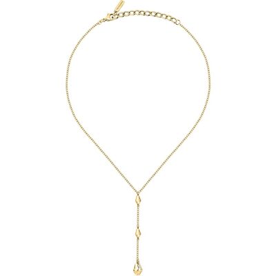 Trussardi Moderní dámský pozlacený náhrdelník z oceli T-Design TJAXA09 Trussardi Moderní dámský pozlacený náhrdelník z oceli T-Design TJAXA09