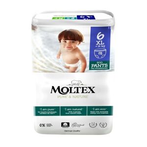 Moltex Pure & Nature Natahovací plenkové kalhotky XL +14 kg 18 ks