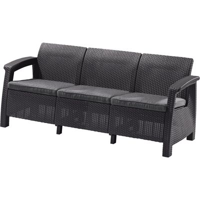 Allibert CORFU LOVE SEAT MAX - grafit Allibert CORFU LOVE SEAT MAX - grafit