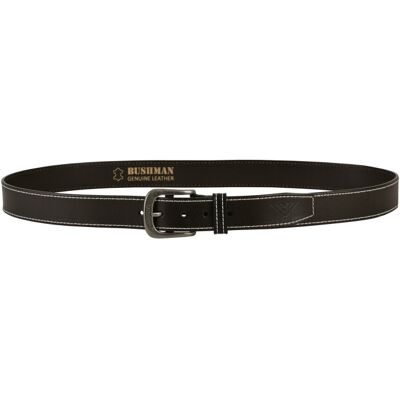 Bushman Pánský kožený opasek Bottle Belt II, tmavě hnědý 110 Bushman Pánský kožený opasek Bottle Belt II, tmavě hnědý 110