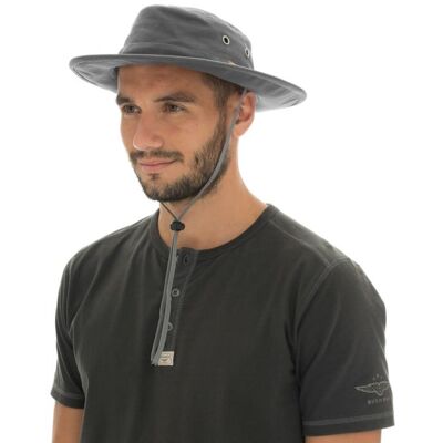 Bushman Klobouk Fellow, šedý S Bushman Klobouk Fellow, šedý S