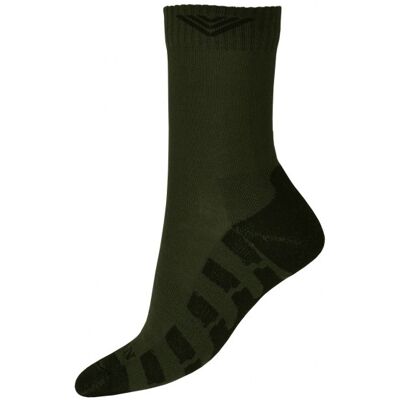 Bushman Pánské i dámské ponožky Trek II, khaki 47-49 Bushman Pánské i dámské ponožky Trek II, khaki 47-49