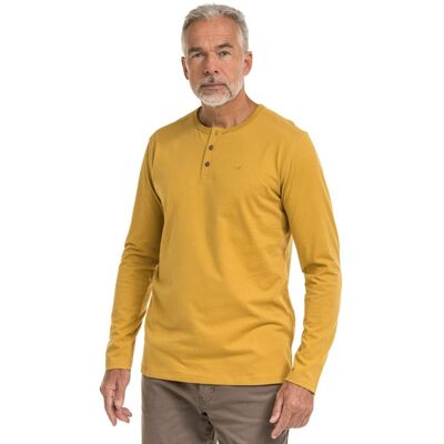 Bushman Pánské henley tričko Willber II, žluté XXL Bushman Pánské henley tričko Willber II, žluté XXL