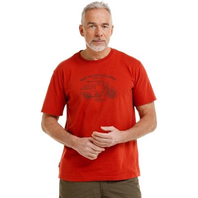 Bushman Pánské tričko Legend Jawa 20, terracotta XXXXL Bushman Pánské tričko Legend Jawa 20, terracotta XXXXL
