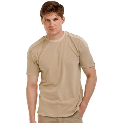 Bushman Pánské tričko Viggo, béžové XL Bushman Pánské tričko Viggo, béžové XL
