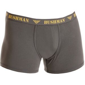 Bushman Pánské boxerky Edward II, tmavě šedé XXL Bushman Pánské boxerky Edward II, tmavě šedé XXL