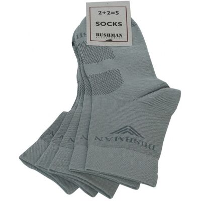 Bushman Pánské a dámské ponožky Bushman Bio Set 2,5 šedé 36-38 Bushman Pánské a dámské ponožky Bushman Bio Set 2,5 šedé 36-38
