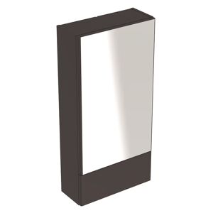 Geberit Selnova Square - Zrcadlová skříňka 850x418x176 mm, 2 dvířka, lávová mat 501.412.JK.1