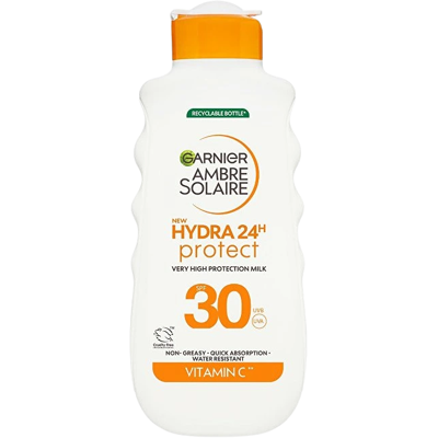 Garnier Ambre Solaire Hydra 24h Protect - Opalovací mléko Garnier Ambre Solaire Hydra 24h Protect - Opalovací mléko