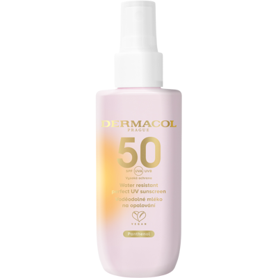 DERMACOL Voděodolné mléko na opalování SPF50 ve spreji 150 ml DERMACOL Voděodolné mléko na opalování SPF50 ve spreji 150 ml