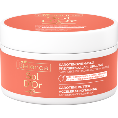 BIELENDA Sol d'Or Tělové máslo s karotenem urychlující opálení 200 ml BIELENDA Sol d'Or Tělové máslo s karotenem urychlující opálení 200 ml