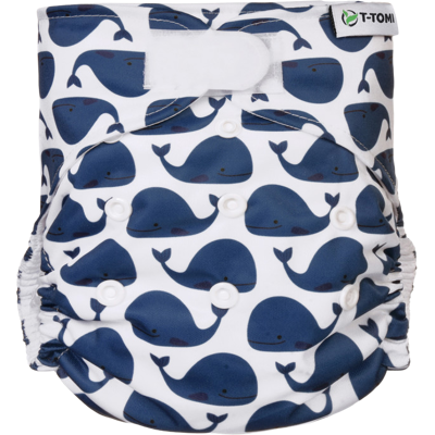 T-TOMI Plena kapsová, typ AIO - suchý zip, 3-15kg, Whales T-TOMI Plena kapsová, typ AIO - suchý zip, 3-15kg, Whales