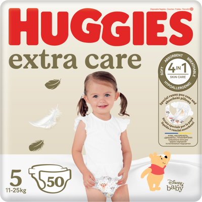 Pleny Velikost 5 Huggies - SoftAbsorb, Proti úniku, Hypoalergenní Pleny Velikost 5 Huggies - SoftAbsorb, Proti úniku, Hypoalergenní
