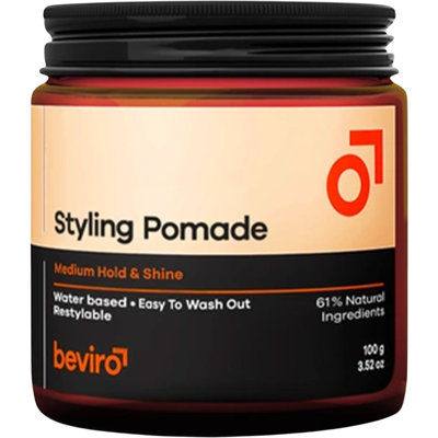 BEVIRO Styling Pomade Medium Hold & Shine 100 g BEVIRO Styling Pomade Medium Hold & Shine 100 g