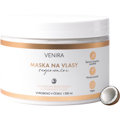 VENIRA Maska na vlasy regenerační kokos 300 ml VENIRA Maska na vlasy regenerační kokos 300 ml