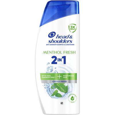 Head & Shoulders Menthol Fresh 2in1 Šampon - Proti lupům Head & Shoulders Menthol Fresh 2in1 Šampon - Proti lupům
