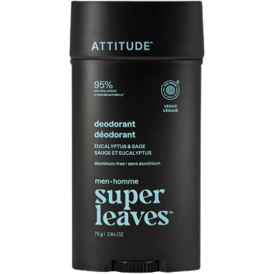ATTITUDE Pánský deodorant Super leaves Eukalyptus & Šalvěj 75 g ATTITUDE Pánský deodorant Super leaves Eukalyptus & Šalvěj 75 g