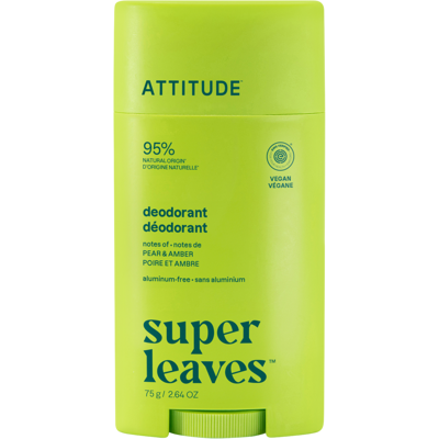 ATTITUDE Přírodní deodorant Super leaves - Hruška & amber 75 g ATTITUDE Přírodní deodorant Super leaves - Hruška & amber 75 g