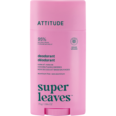 ATTITUDE Přírodní deodorant Super leaves - Kokos & lesní plody 75 g ATTITUDE Přírodní deodorant Super leaves - Kokos & lesní plody 75 g