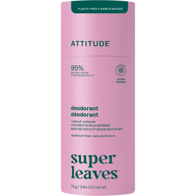 ATTITUDE Přírodní deodorant Super leaves - kokos a lesní plody bezplast 75 g ATTITUDE Přírodní deodorant Super leaves - kokos a lesní plody bezplast 75 g