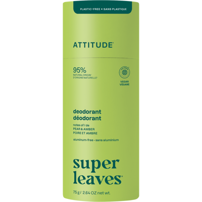ATTITUDE Přírodní deodorant Super leaves - hruška a amber bezplast 75 g ATTITUDE Přírodní deodorant Super leaves - hruška a amber bezplast 75 g
